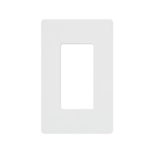 Placa de pared 1 espacio, para atenuador (dimmer), switch ó control remoto inalámbrico LUTRON.
