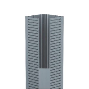 Canaleta para Cable en Esquina, 5.33" x 4.58", 6 Pies, Color Gris