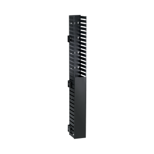 Organizador Vertical IN-Cabinet, Sencillo (Solo Frontal), Para Uso Con Gabinetes Panduit, Montaje Lateral en Riel de Rack, 40 UR, 1.95 in de Ancho, Color Negro