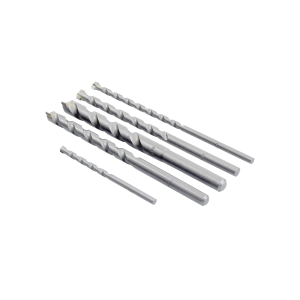 Juego de 5 Pzas. de Broca para Concreto, Zanco Recto (3/16", 1/4", 5/16", 3/8" y 1/2").