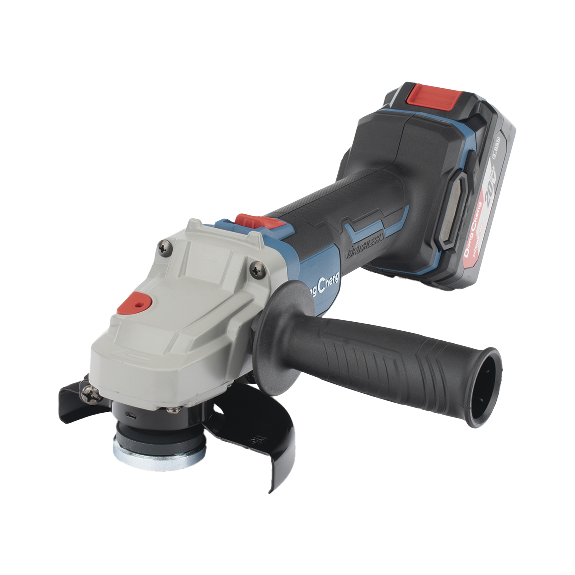 Amoladora Angular de 20Vcc, Disco de 4-1/2 in, Incluye 2 Baterías de 4.0Ah, Cargador y Estuche