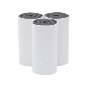 Kit de Router inalámbrico mesh Deco E4 para Hogar / Doble banda AC 1200 / 2 puertos 10/100 Mbps / Compatible con amazon alexa.