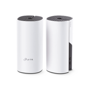 KIT 2 Routers Inalámbricos MESH Interior para Hogar / Doble Banda Wi-Fi 5 AC1200 Mbps / 2 Puerto Gigabit WAN/LAN / 2 Antenas Internas / Administración Mediante la App Deco (iOS, Android)