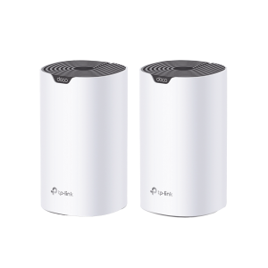 Kit 2 Routers Inalámbricos MESH Interior para Hogar / Doble Banda Wi-Fi 5 AC1900 Mbps / 3 Puerto Gigabit WAN/LAN / 3 Antenas Internas / Administración Mediante la App Deco (iOS, Android)