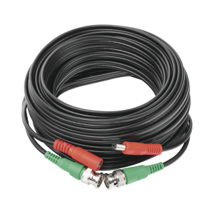 Cable coaxial ( BNC RG59 ) + Alimentación / SIAMÉS / 10 Metros / 100 % COBRE / Para Cámaras 4K / Uso interior y exterior