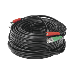 Cable coaxial ( BNC RG59 ) + Alimentación / SIAMÉS / 30 Metros / 100 % COBRE / Para Cámaras 4K / Uso interior y exterior