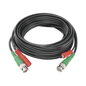 Cable coaxial ( BNC RG59 ) + Alimentación / SIAMÉS / 5 Metros / 100 % COBRE / Para Cámaras 4K / Uso interior y exterior