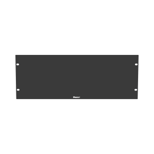 Tapa Ciega Para Rack Estándar de 19in, Plano, de Acero, 4UR, Color Negro
