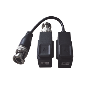 Kit de Transceptor (Balluns) TURBOHD con Boton Push / Hasta 8 MP (4K) / 100% Cobre / Soporta HD-TVI / AHD / CVI / CVBS / Audio por Coaxitron / Datos para Menu de Configurar de Cámaras