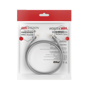 Cable de Parcheo (Patch Cord) / UTP / Cat. 6 (24 AWG) / 10 Metros / Color Gris / Ideal para PoE+ / Interior