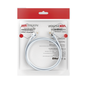 Cable de Parcheo (Patch Cord) / UTP / Cat. 6 (24 AWG) / 1 Metro / Color Blanco / Ideal para PoE+ / Interior