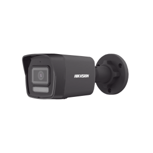 [Dual Light] Bala IP 4 Megapixel / Color Negro /  Lente 2.8 mm / 30 mts IR + 30 mts Luz Blanca / Micrófono Integrado / ACUSENSE Lite / Exterior IP67 / H.265 / PoE  / Micro SD