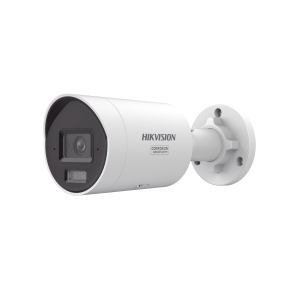 [Dual Light + ColorVu 3.0 + HikAI] Bala IP 6 Megapixel / Lente 2.8 mm / 40 mts IR + Luz Blanca / 2 Microfonos Integrados / Exterior IP67 / Estrobo Azul y Rojo /  WDR 130 dB / ACUSENSE 3.0 / Metal / NEMA 4X / ACUSEARCH