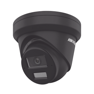 [Dual Light + 2 Micrófonos de Doble Matriz] Turret IP 4 Megapixel / Color Negro / Lente 2.8 mm / 30 mts Luz Blanca + 30 mts IR / ACUSENSE / Exterior IP67 / WDR 120 dB / PoE / ONVIF / Micro SD / Metal / ACUSEARCH