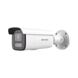 [Smart Hybrid Light + Micrófonos Duales Integrados] Bala IP 8 Megapixel (4K) / Lente Motorizado 2.8-12 mm / 60 m Luz Blanca + 60 m IR / AcuSense / Exterior IP67 / IK10 / WDR 120 dB / PoE 802.3at / ONVIF / Alarmas I/O / Micro SD / ACUSEARCH