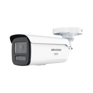 [Dual Light + ColorVu 3.0 + HikAI] Bala IP 6 Megapixel / Lente 4 mm / 60 mts IR + Luz Blanca / Exterior IP67 / Estrobo Azul y Rojo / WDR 130 dB / ACUSENSE 3.0 / Metal / NEMA 4X / ACUSEARCH