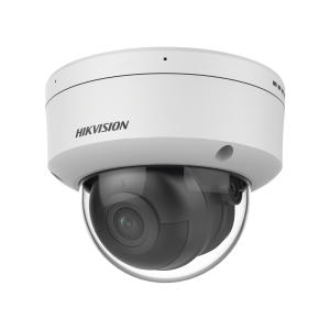 Domo IP 6 Megapixel / Lente 2.8 mm / 40 mts IR / Exterior IP67 / IK10 / Microfono Integrado / DARKFIGHTER / Audio y Alarma I/O / PoE / ONVIF / Micro SD / 4 Analíticos: AcuSense, Deteccion Facial, Conteo de Personas por Cruce y Zona