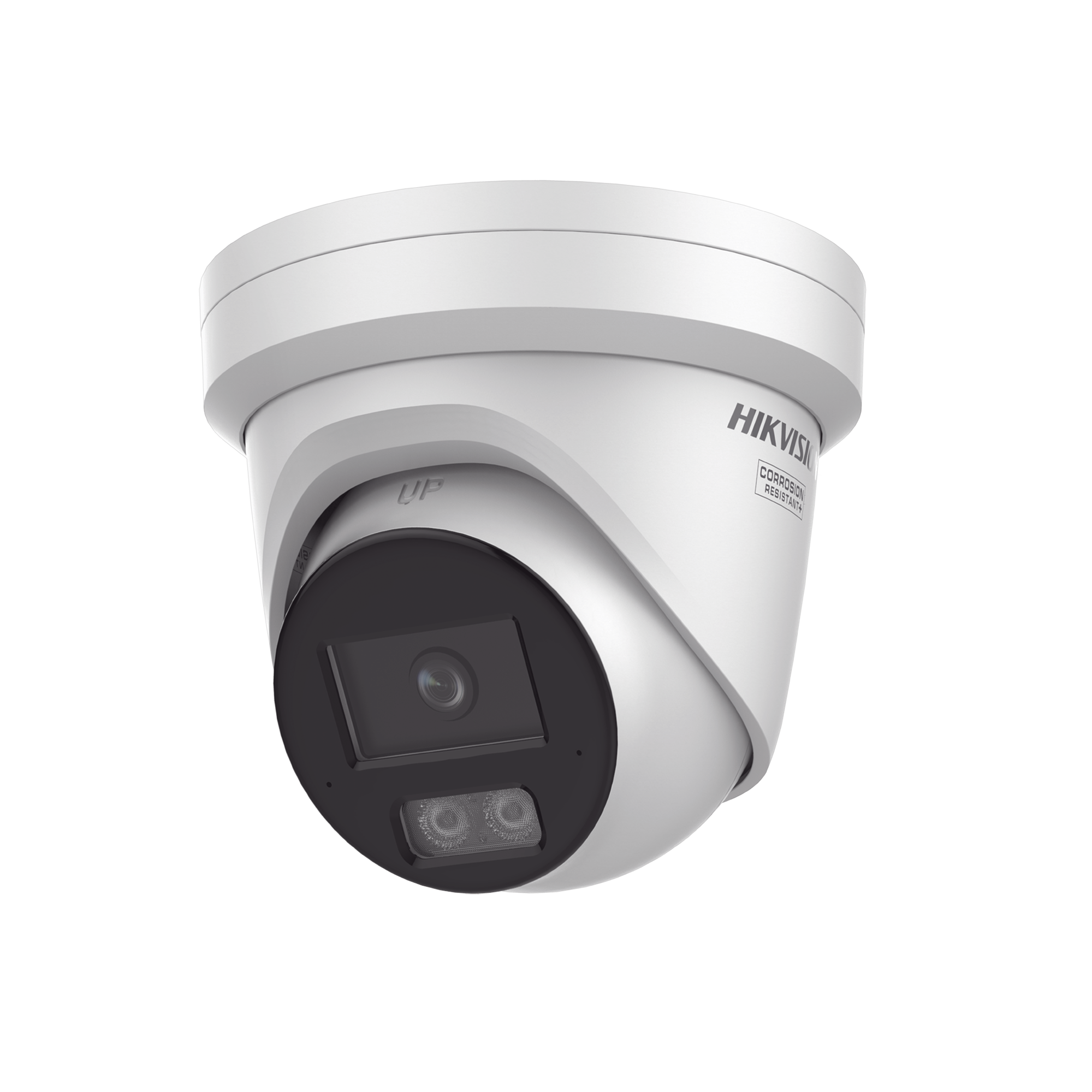 Turret IP 4 Megapixel / Imagen a color 24/7 / Lente 4 mm / Luz Blanca 40 mts / Exterior IP67 / Micrófono Integrado / WDR 120 dB / Audio y Alarma / Onvif / MicroSD
