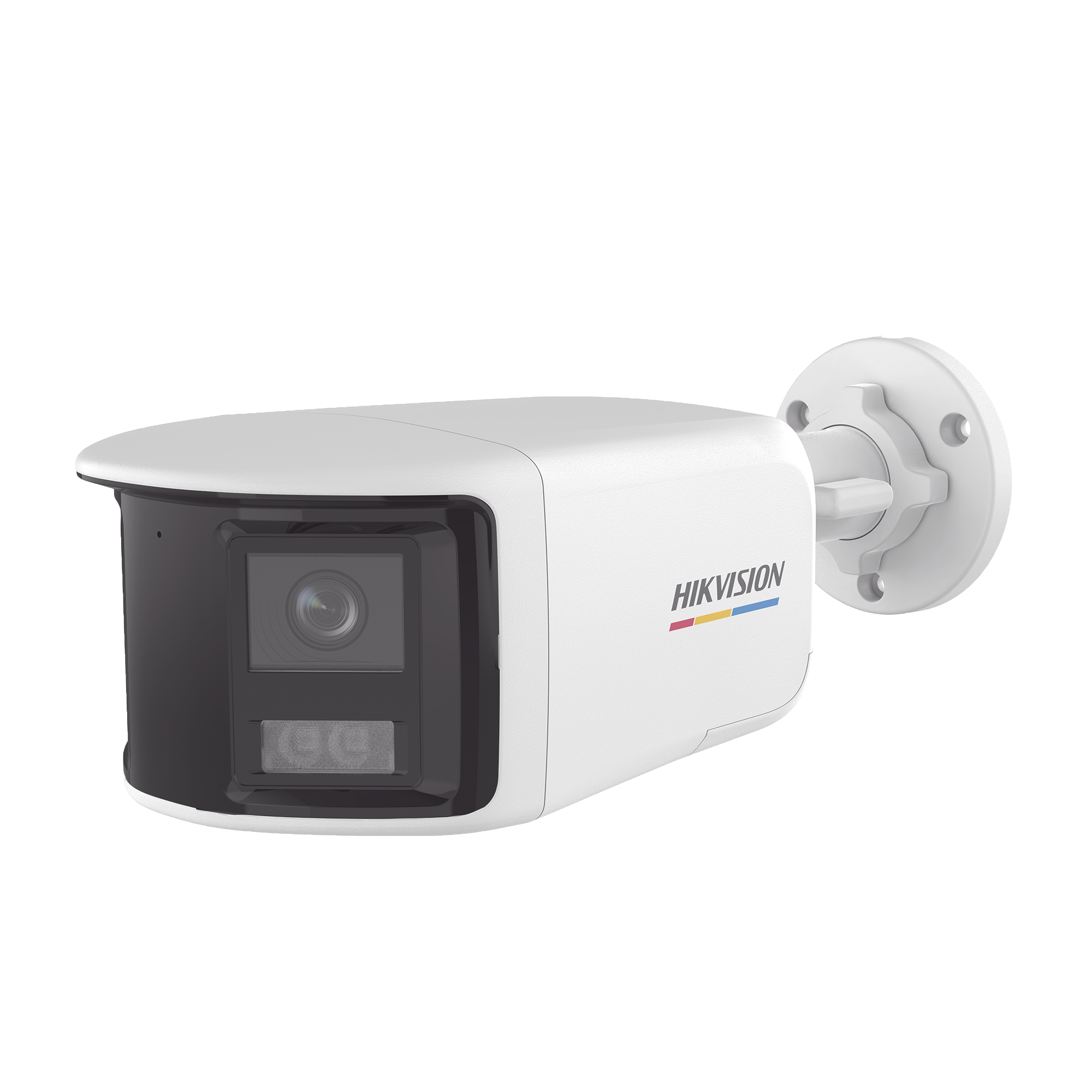 [ColorVu + Panoramica + Dual Light] Bala TURBOHD 3K (5 Megapixel) / Micrófono Integrado / Visión 180° / Imagen a Color 24/7 / 40 mts Luz Blanca + 40 mts IR / Exterior IP67 / WDR