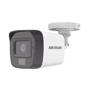 [Dual Light + ColorVu] Bala TURBOHD 2 Megapixel (1080p) / Lente 2.8 mm / 30 mts IR EXIR + 20 mts Luz Blanca / Micrófono Integrado / Gran Angular 101° / Exterior IP67 / 4 Tecnologías