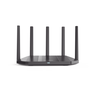Router Inalámbrico / Wifi 6 / Hasta 1800 Mbps / MESH / Doble Banda AC (2.4 GHz y 5 GHz) / 4 Puertos 1000 Mbps / 5 Antenas Omnidireccional / Interior / Beamforming Optimizado / Administración Gratuita desde la Nube