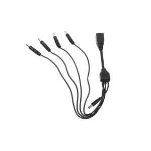 Cable con 5 Vías para Alimentar 4 Cámaras TURBOHD y DVR TURBOHD epcom / HIKVISION
