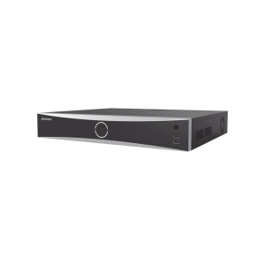 NVR 32 Megapíxel (8K) / 16 Canales IP / 16 Puertos PoE+ / ACUSENSE / ANPR / Conteo de Personas / Reconocimiento Facial / 4 Bahías de Disco Duro / Soporta POS / Alarmas I/O