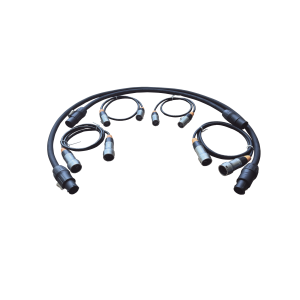 Kit de Cables de Interconexión para Paneles LED de Exterior / Datos y Corriente / Compatible con Familia CD-1AAB y CD-2APA