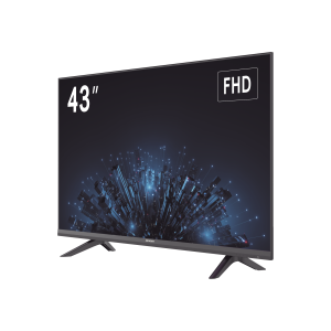 Monitor LED Full HD 43" / Ideal para Oficina y Hogar / Uso 24-7 / Entrada HDMI/VGA/USB / Compatible con Montaje VESA (200 X 200) / Bocinas Integradas