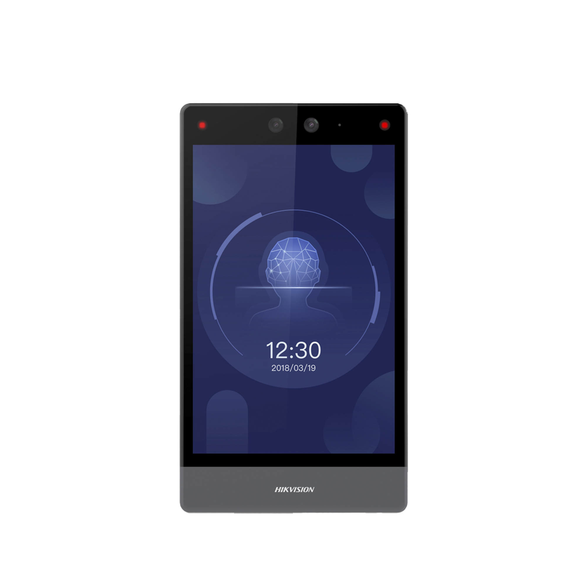 Terminal Facial Min Moe 8" Touch / Delgada y Estética / PoE / 100,000 rostros / Exterior IP65 / Función de Videoportero y Lectura de Códigos QR / Lectura de tarjetas / HIK-IA