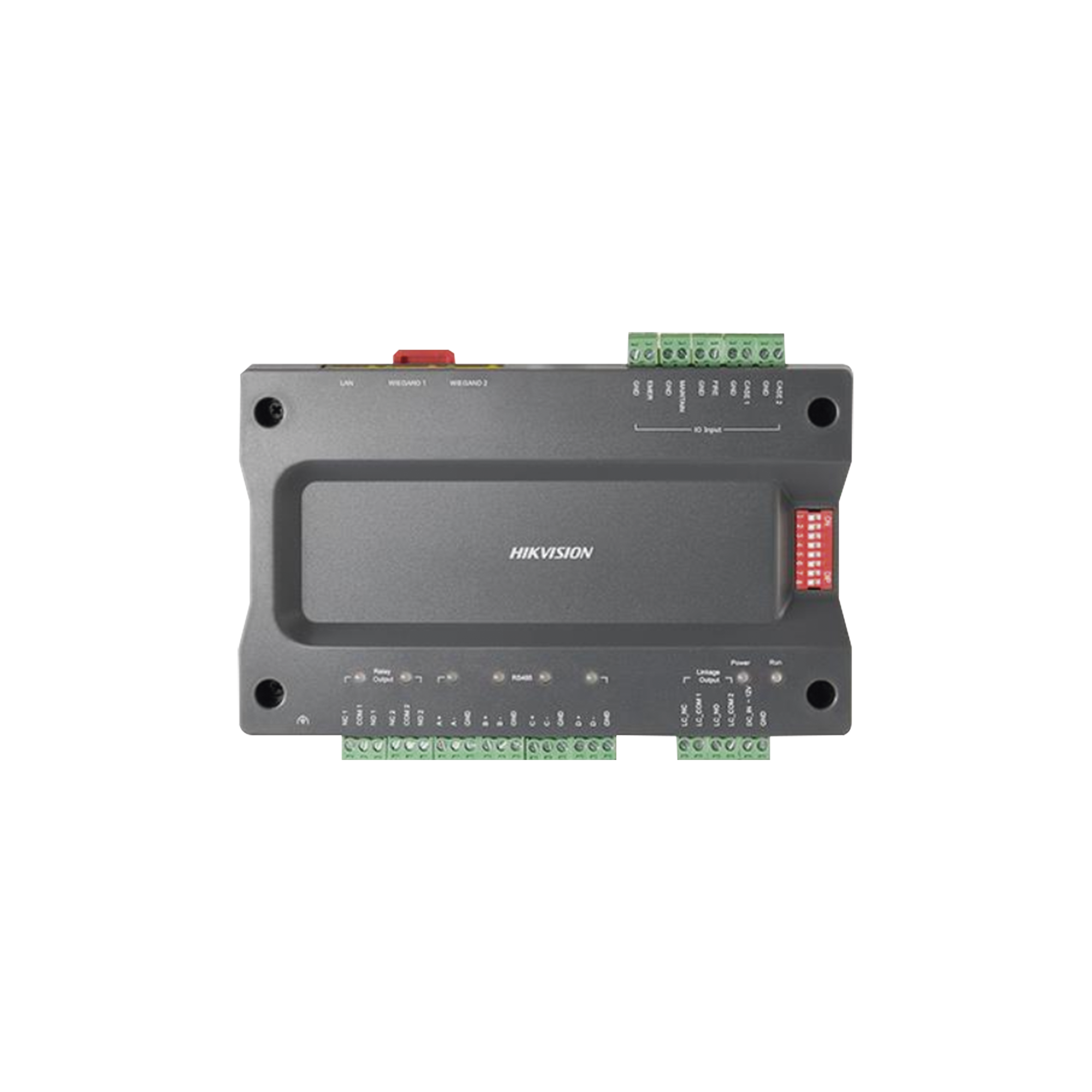 Controlador MAESTRO para Control de Elevadores / Control de Acceso para los pisos de los Elevadores por Huella o Tarjeta / Programación por IVMS4200 o Interfaz Web