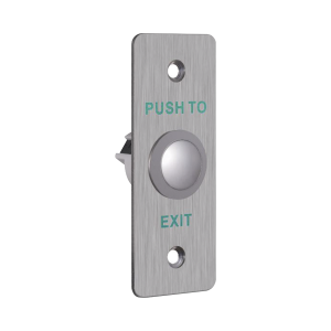 Botón de Salida Metálico / Forma Rectangular / Normalmente Abierto o Cerrado / Estético / Interior
