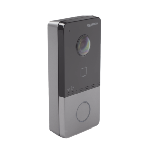 Videoportero IP 2 Megapixel / PoE Estandar / IP65 / Apertura desde Hik-connect / Soporta 1 Departamento y Hasta 6 Monitores / Soporta Tarjetas Mifare / 1 Salida Relay