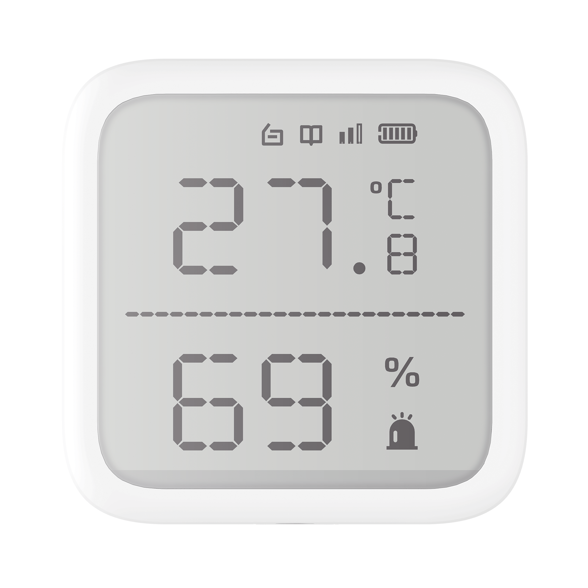 (AX PRO) Detector de Temperatura y Detector de Humedad Inalámbrico / 2.7" de Tamaño / Uso en Interior / Rango de Detección desde  -35°C hasta 99°C