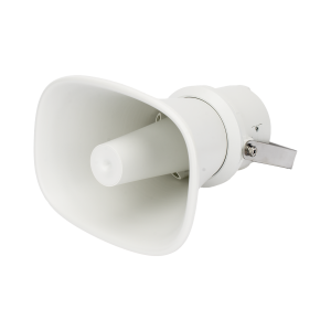 Altavoz IP Tipo Trompeta / 25 Watts / 24VCD / Integración con Hik-Central Professional / Reproducción de Audio vía Red / IP67 / Metal