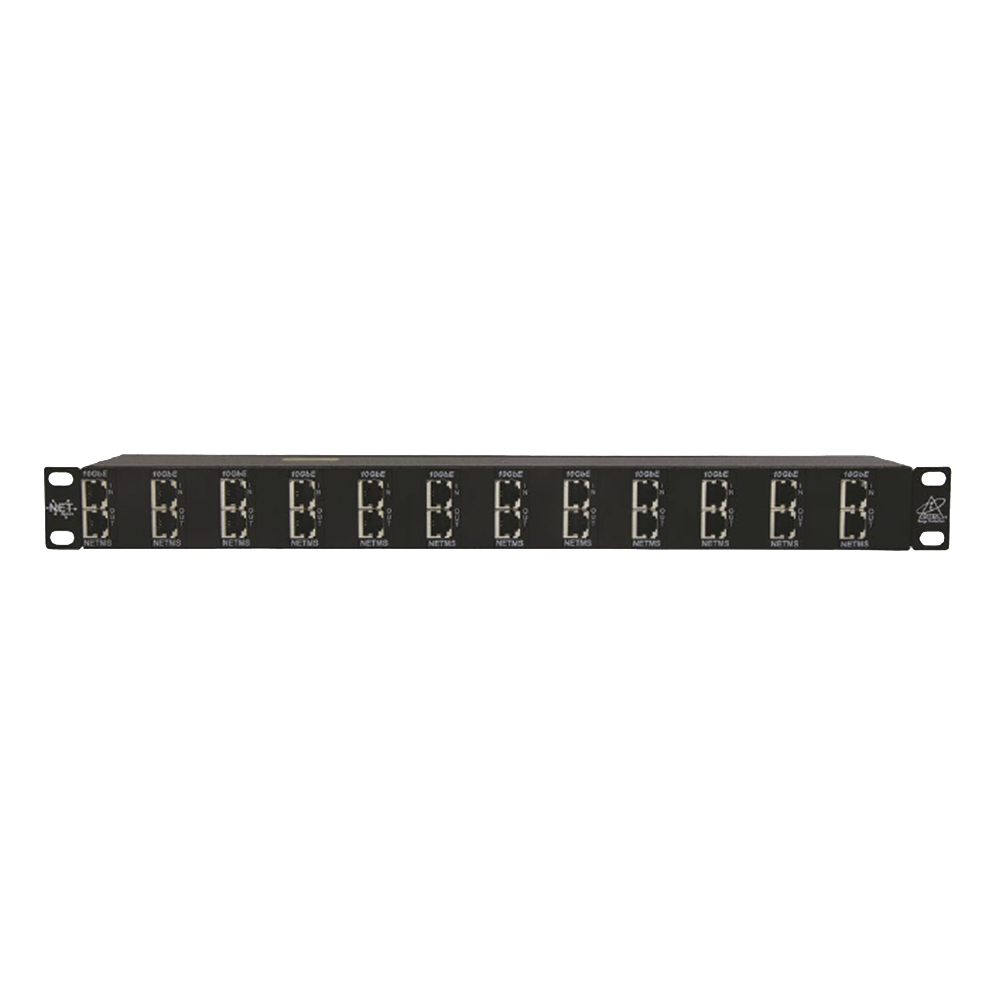 Protector de puertos IP de 12 Canales para uso en CAT5e, CAT6 y CAT6A.