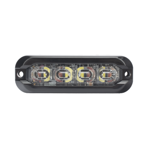 Luz perimetral , 8 LED Ultra Brillantes, Dual Color Rojo / Claro