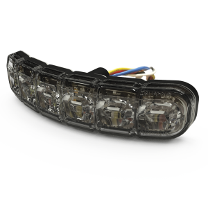 Luz perimetral , 12 LEDs Ultra Brillantes, Dual Color Rojo / Claro