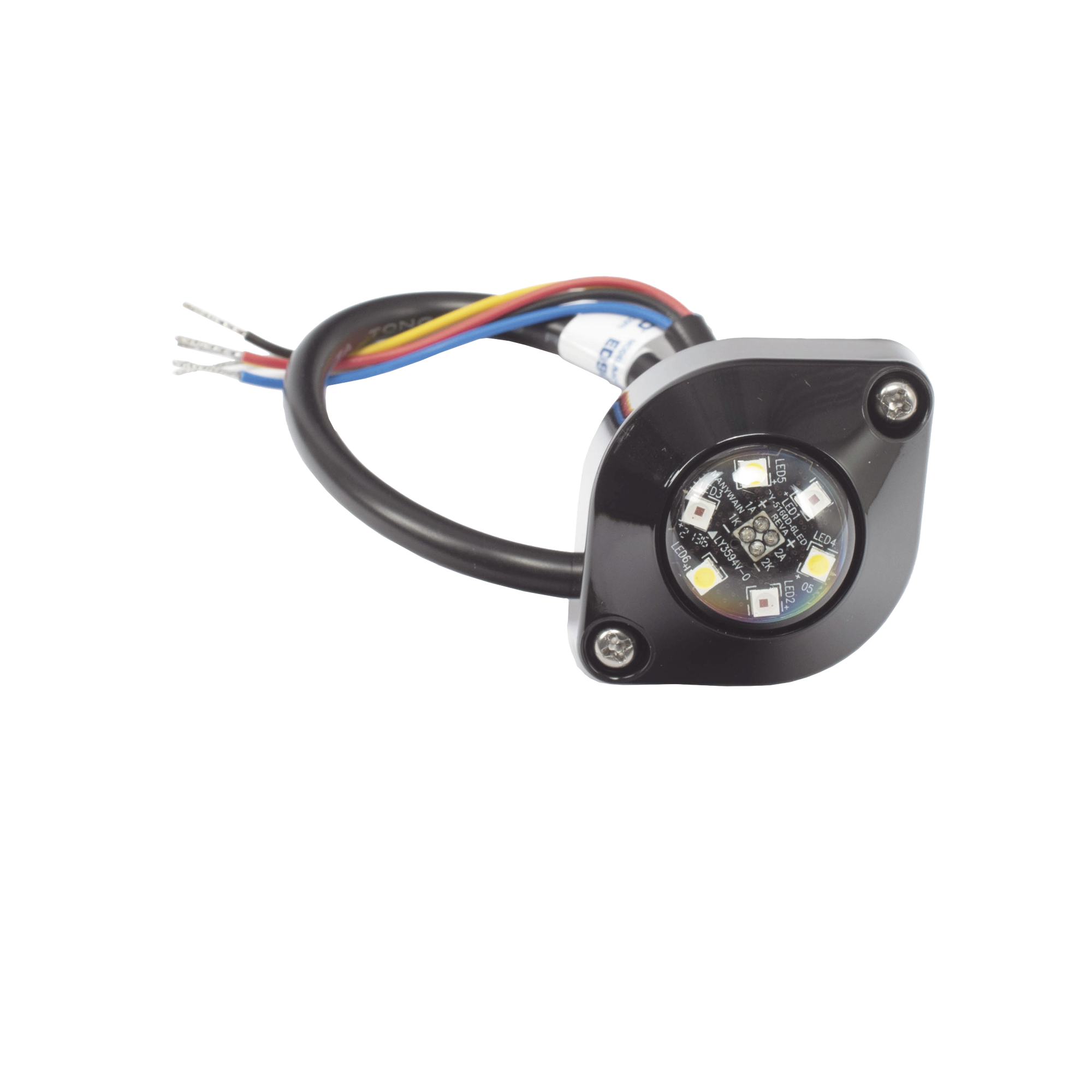 Lámpara Oculta de 6 LED Color Ámbar/Claro Serie ED9015