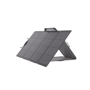 Módulo Solar Bifacial, Portátil y Flexible de 220W Recomendado para Estaciones Portátiles EFD330, EFD350 ó EFD500 / Ajuste de Ángulo / Carga Eficiente / Incluye Cable XT60 a MC4