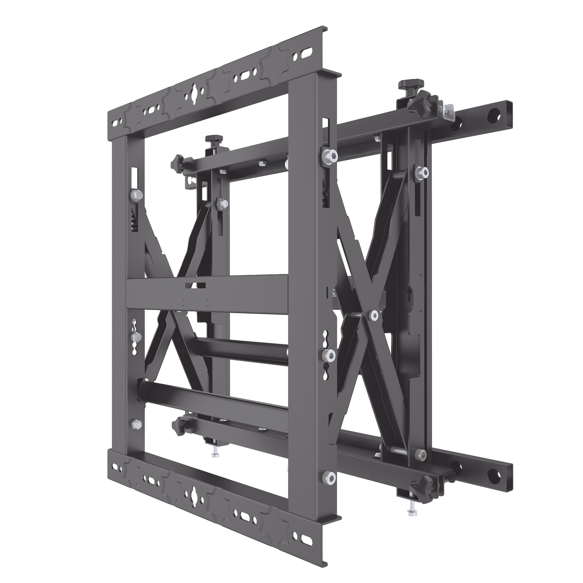 Soporte Modular de Pared para Videowall | Pop Out | Peso Máx. Sopotado 50 Kg | Soporta Formato Horizontal y Vertical.