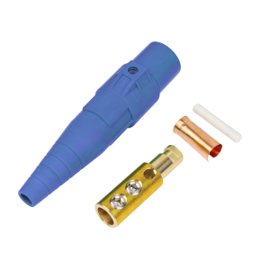 Conector camlock | 400 AMPERES | MACHO | color azul