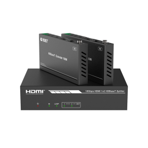 Splitter mas Extensor de Video | 1x2 | ProAV | HDBaseT™ | 120m en 4K@60Hz | 150m en 1080p@60Hz | Cat6/6a/7 | Gestión Avanzada EDID | Control IR y RS232 | PoC | Salida de Audio