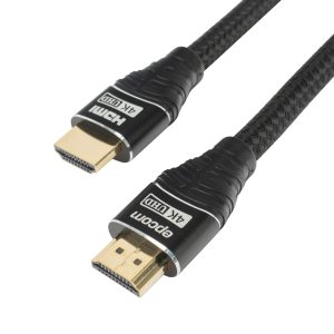 Cable HDMI de 1m | Alta Definición | Longitud | Version 2.0 | Alta velocidad 18Gbps | 4K@60Hz | Conectores Chapados en Oro | Tipo Redondo