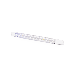 Luz Auxiliar LED Rectangular, 12 LED, 12-24 Vcc, 360 lúmenes