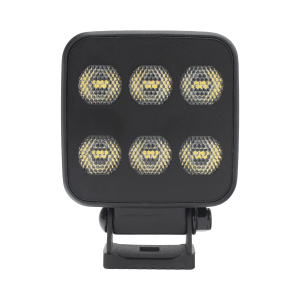 Luz de Trabajo Ultra brillante Cuadrada, 6 LED, 6552 Lúmenes, 12-24 Vcd