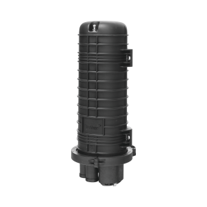 Caja de Distribución de Fibra Óptica Vertical tipo Domo, hasta 96 empalmes, Exterior, IP68