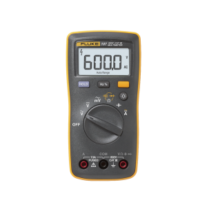 Multímetro Digital de Tamaño Compacto, Para Medición de Corriente y Tensión, Uso con Voltaje Máximo de 600 V, Pantalla LED Retroiluminada