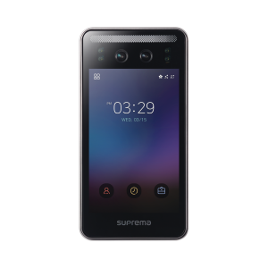 Face station F2 con detector de Cubre bocas, Lector Facial, Lector de tarjetas Móviles y lector de tarjetas RFID(125kHz EM & 13.56Mhz MIFARE) Compatible con BioStar2, Uso para Control de Acceso y Asistencia