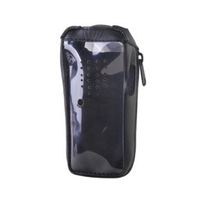 Funda Reforzada de Piel con visor frontal transparente en TK-2202, TK-2212, TK-2302, TK-2402, NX-240, TKD-240.